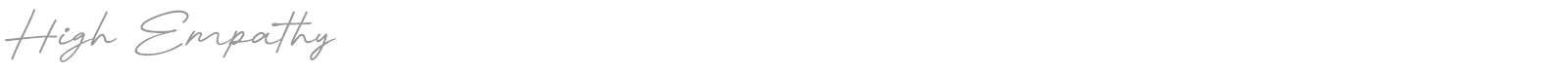 High Empathy font preview